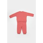 Fashion, accesorii si bijuterii - Copii - Imbracaminte copii - Treninguri si compleuri copii - Set hanorac si pantaloni, Two thread, 100%bumbac organic - Rose, BabyCosy (Marime: 12-18 Luni) - Infinity.ro
