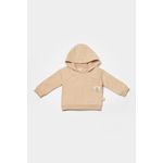 Fashion, accesorii si bijuterii - Copii - Imbracaminte copii - Treninguri si compleuri copii - Set hanorac cu gluga si pantaloni, Two thread, 100%bumbac organic - Stone, BabyCosy (Marime: 12-18 Luni) - Infinity.ro