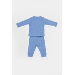 Fashion, accesorii si bijuterii - Copii - Imbracaminte copii - Treninguri si compleuri copii - Set 3 piese:bluza, pantaloni si caciulita Printed, BabyCosy, 50% modal+50% bumbac, Lavanda (Marime: 6-9 luni) - Infinity.ro