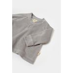 Fashion, accesorii si bijuterii - Copii - Imbracaminte copii - Treninguri si compleuri copii - Set bluzita si pantaloni Elefant, 80%bumbac organic si 20% poliester - Gri, BabyCosy (Marime: 18-24 Luni) - Infinity.ro