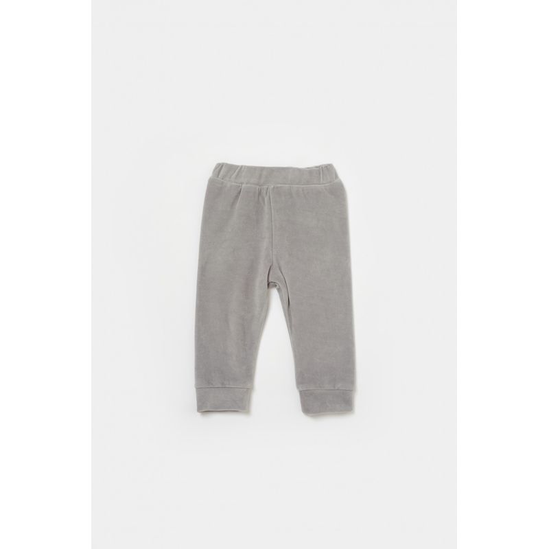 Fashion, accesorii si bijuterii - Copii - Imbracaminte copii - Treninguri si compleuri copii - Set bluzita si pantaloni Elefant, 80%bumbac organic si 20% poliester - Gri, BabyCosy (Marime: 18-24 Luni) - Infinity.ro