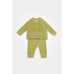Fashion, accesorii si bijuterii - Copii - Imbracaminte copii - Treninguri si compleuri copii - Set bluzita si pantaloni Elefant, 80%bumbac organic si 20% poliester - Verde, BabyCosy (Marime: 18-24 Luni) - Infinity.ro