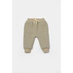 Fashion, accesorii si bijuterii - Copii - Imbracaminte copii - Treninguri si compleuri copii - Set bluza dublata si pantaloni Ursulet, Winter muselin, 100% bumbac - Verde, BabyCosy (Marime: 18-24 Luni) - Infinity.ro