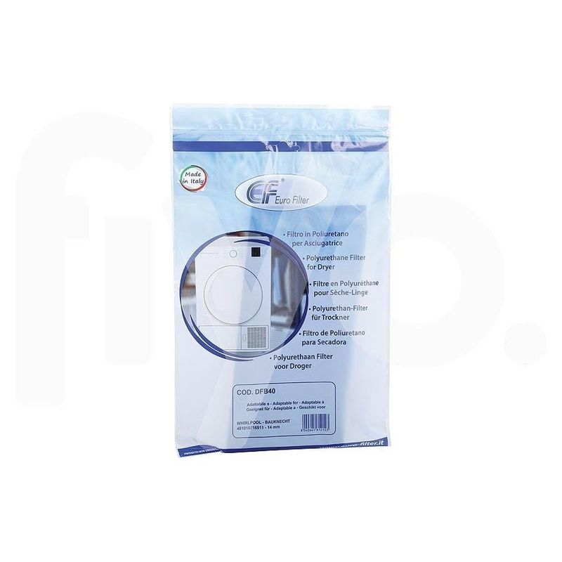 Electronice si Electrocasnice - Masini si uscatoare de rufe - Accesorii masini de spalat si uscatoare - Filtru spuma uscator Whirlpool Whirlpool, Indesit - 481010716911 - Infinity.ro