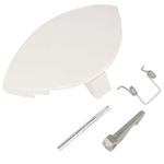 Electronice si Electrocasnice - Masini si uscatoare de rufe - Accesorii masini de spalat si uscatoare - Kit clapeta hublou masina de spalat C00075323 Whirlpool/Indesit 482000022682 - Infinity.ro
