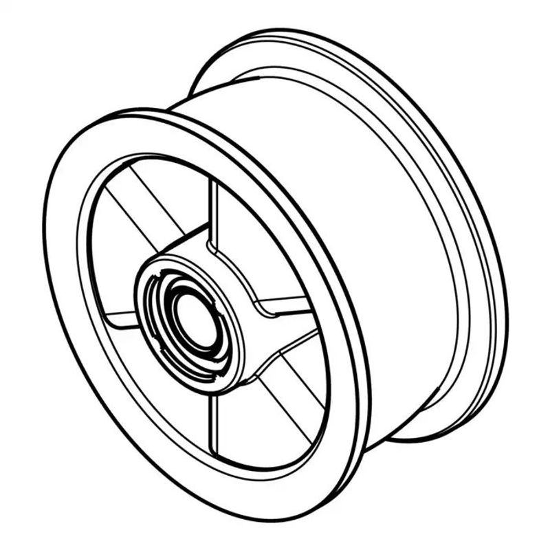 Electronice si Electrocasnice - Masini si uscatoare de rufe - Accesorii masini de spalat si uscatoare - Rola tensionare curea uscator de rufe AEG, Electrolux, 1250125034, 8581250125037 - Infinity.ro
