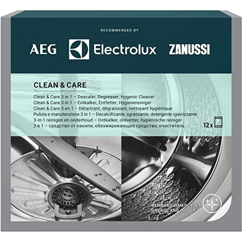 Electronice si Electrocasnice - Masini si uscatoare de rufe - Accesorii masini de spalat si uscatoare - M3GCP400 SOLUTIE CLEAN AND CARE 3 IN 1 ANTICALCAR, DEGRESANT (12 BUC.) 9029799195 - Infinity.ro