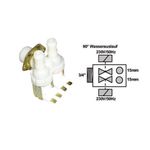 Electronice si Electrocasnice - Masini si uscatoare de rufe - Accesorii masini de spalat si uscatoare - Electrovalva, electroventil universal 2-ierisi 90° 2X15mm - Infinity.ro