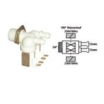 Electronice si Electrocasnice - Masini si uscatoare de rufe - Accesorii masini de spalat si uscatoare - Electrovalva / Electroventil masina de spalat 2 iesiri 180° 2X12MM - Infinity.ro