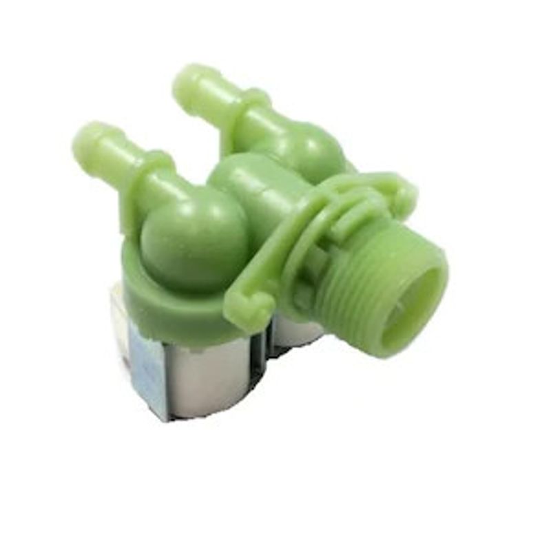 Electronice si Electrocasnice - Masini si uscatoare de rufe - Accesorii masini de spalat si uscatoare - Electrovalva / Electroventil masina de spalat 2 iesiri 180° 2X12MM - Infinity.ro