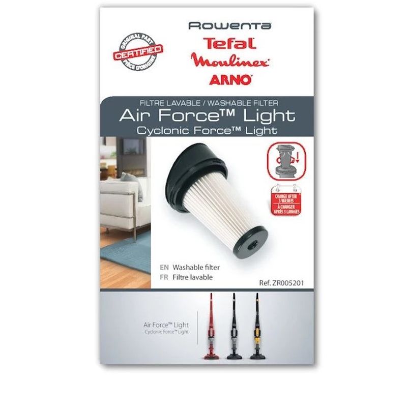 Electronice si Electrocasnice - Ingrijirea locuintei - Accesorii aparate pentru ingrijirea locuintei - Filtru lavabil aspirator Rowenta ZR005201 - Infinity.ro