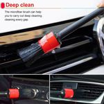 Auto si Moto - Intretinere auto - Stergatoare - Set 5 perii pentru curatat interior si exterior auto, elemente de caroserie, bord, jante, detailing auto - Infinity.ro
