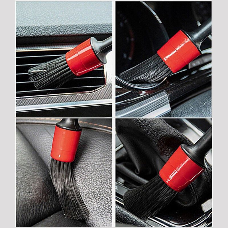 Auto si Moto - Intretinere auto - Stergatoare - Set 5 perii pentru curatat interior si exterior auto, elemente de caroserie, bord, jante, detailing auto - Infinity.ro