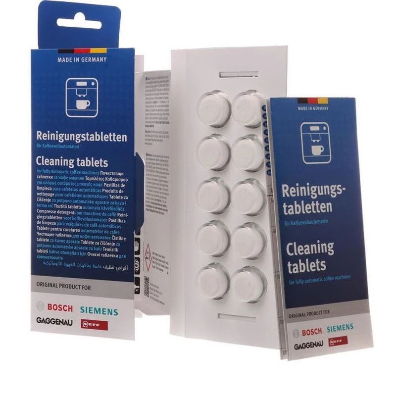 Electronice si Electrocasnice - Electrocasnice bucatarie - Accesorii electrocasnice bucatarie - Tablete de curatat espressor, cafetiera Bosch 00312295 - Infinity.ro