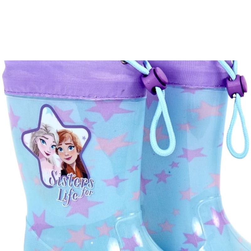 Fashion, accesorii si bijuterii - Copii - Incaltaminte copii - Ghete si cizme copii - Cizme din cauciuc pentru fete, Perletti, model Ana si Elsa, colectia Frozen, 24-25 EU - Infinity.ro