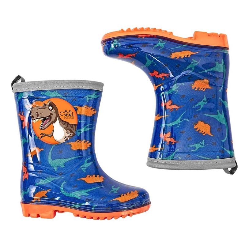 Fashion, accesorii si bijuterii - Copii - Incaltaminte copii - Ghete si cizme copii - Cizme din cauciuc pentru baieti, Perletti, model Dino, colectia Cool Kids, 26-27 EU - Infinity.ro