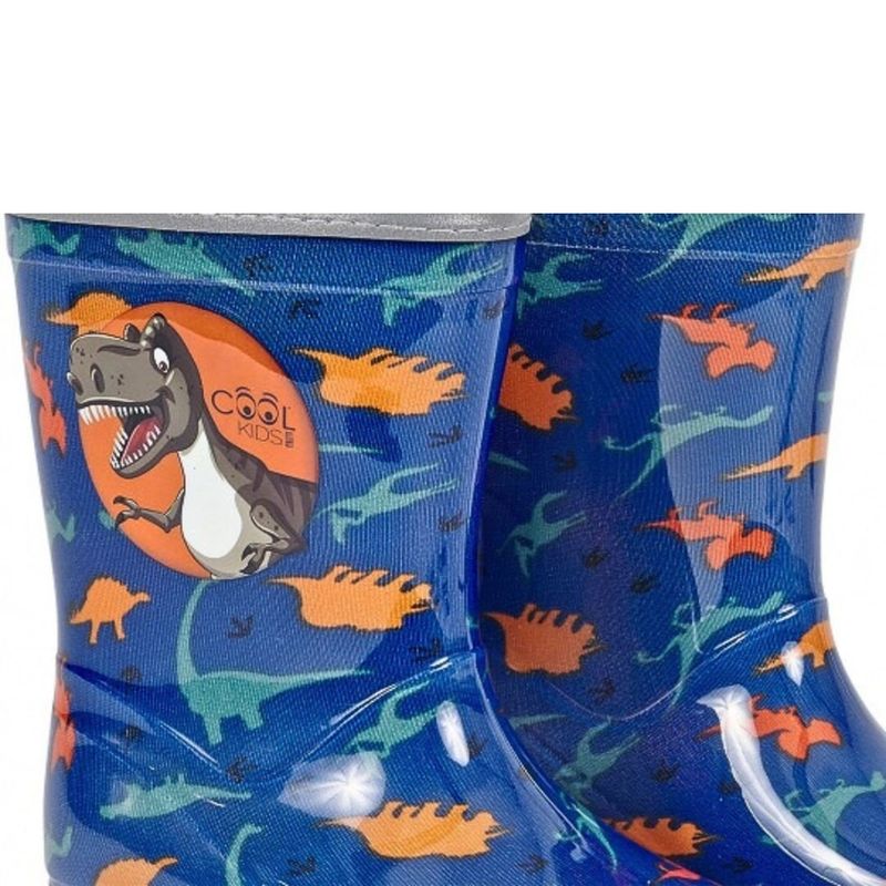 Fashion, accesorii si bijuterii - Copii - Incaltaminte copii - Ghete si cizme copii - Cizme din cauciuc pentru baieti, Perletti, model Dino, colectia Cool Kids, 26-27 EU - Infinity.ro