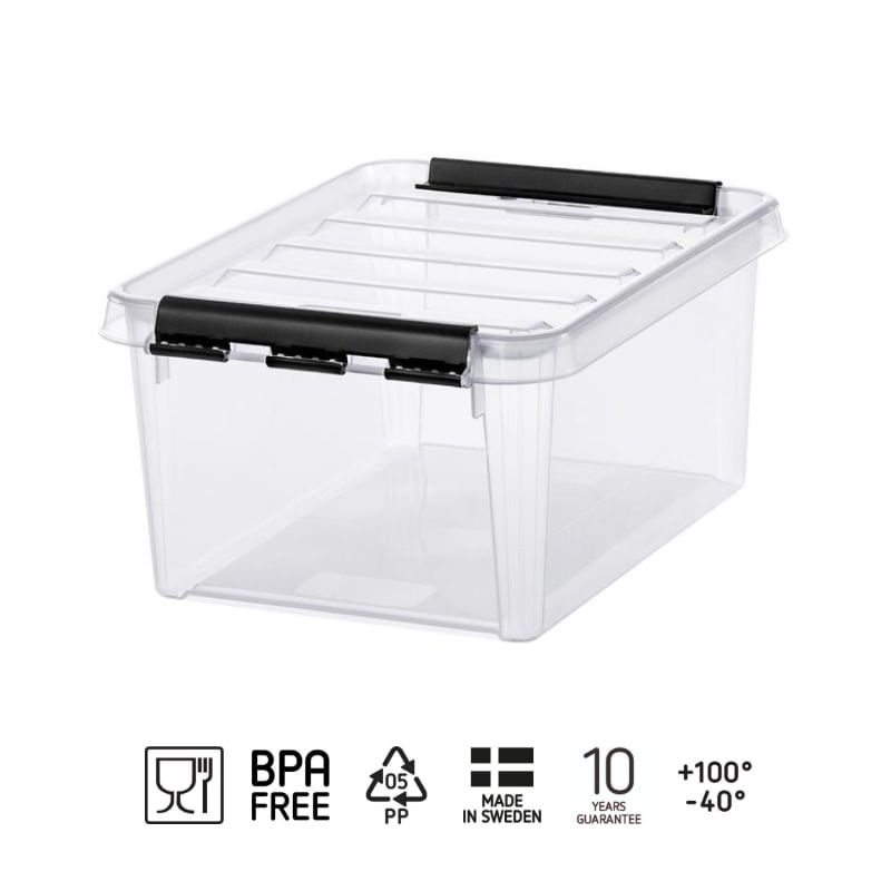 Casa si Gradina - Mobilier - Organizare si depozitare - Cutii depozitare - Cutie cu capac, SmartStore Classic10, 34x25x16 cm - Infinity.ro