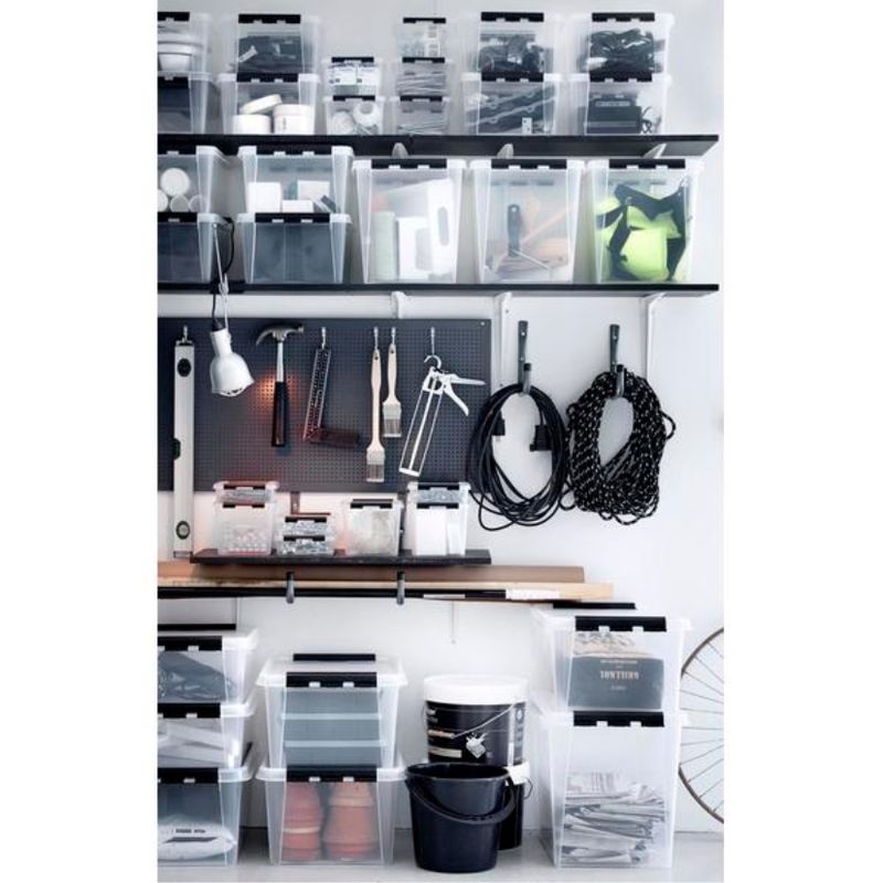 Casa si Gradina - Mobilier - Organizare si depozitare - Cutii depozitare - Cutie cu capac, SmartStore Classic12, 28x28x17 cm - Infinity.ro