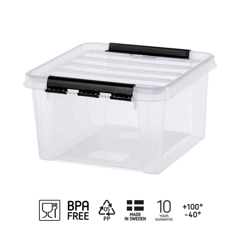 Casa si Gradina - Mobilier - Organizare si depozitare - Cutii depozitare - Cutie cu capac, SmartStore Classic12, 28x28x17 cm - Infinity.ro
