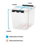 Casa si Gradina - Mobilier - Organizare si depozitare - Cutii depozitare - Cutie cu capac, SmartStore Home5, 30x19x11 cm - Infinity.ro