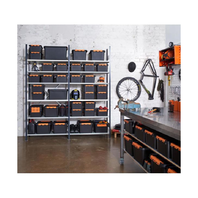 Casa si Gradina - Mobilier - Organizare si depozitare - Cutii depozitare - Cutie cu capac, SmartStore Pro 15, Negru, 40x30x19 cm - Infinity.ro