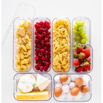 Casa si Gradina - Bucatarie si vesela - Organizare si depozitare bucatarie - Cutii alimentare - Cutie depozitare SmartStore Compact Clear Slim, 29.1x 9.4x6.1 cm - Infinity.ro