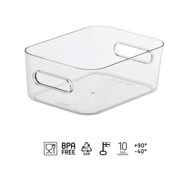 Casa si Gradina - Mobilier - Organizare si depozitare - Cutii depozitare - Cutie depozitare SmartStore Compact Clear S, 1.5 L, 20x14x7.5 cm - Infinity.ro
