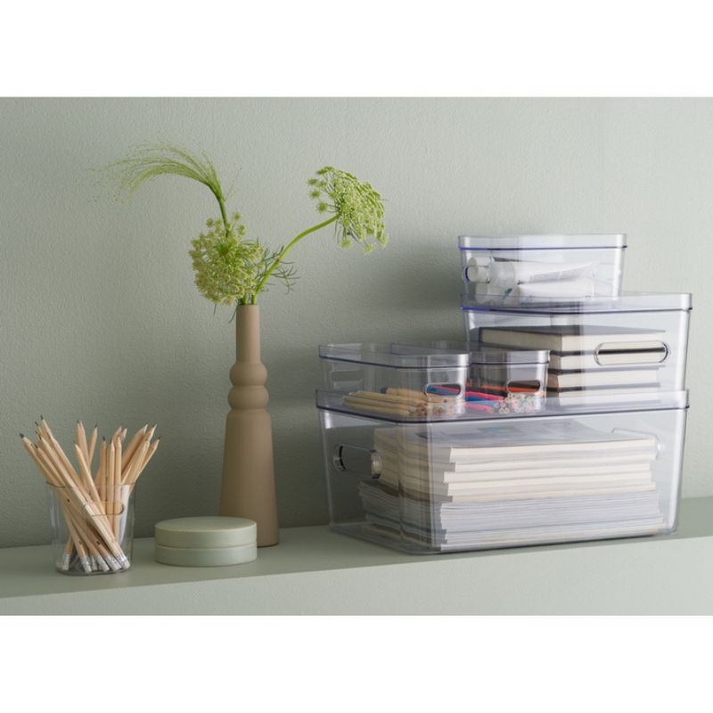 Casa si Gradina - Mobilier - Organizare si depozitare - Cutii depozitare - Cutie depozitare SmartStore Compact Clear S, 1.5 L, 20x14x7.5 cm - Infinity.ro