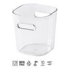 Casa si Gradina - Mobilier - Organizare si depozitare - Cutii depozitare - Cutie depozitare SmartStore Compact Clear Mini, 9.8x9.4x10.2 cm - Infinity.ro
