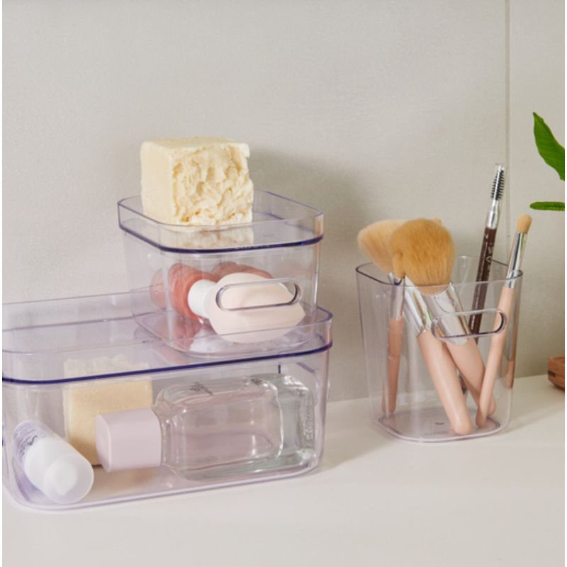 Casa si Gradina - Mobilier - Organizare si depozitare - Cutii depozitare - Cutie depozitare SmartStore Compact Clear Mini, 9.8x9.4x10.2 cm - Infinity.ro