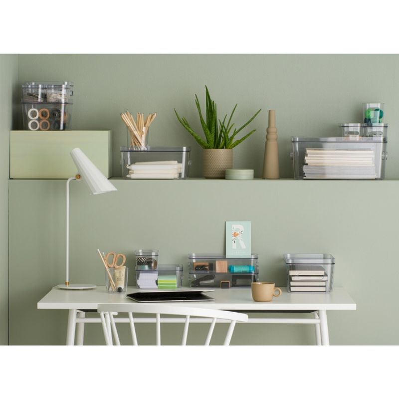 Casa si Gradina - Mobilier - Organizare si depozitare - Cutii depozitare - Cutie depozitare SmartStore Compact Clear Mini, 9.8x9.4x10.2 cm - Infinity.ro