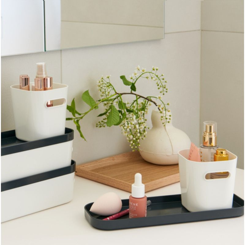 Casa si Gradina - Mobilier - Organizare si depozitare - Cutii depozitare - Cutie depozitare SmartStore Compact Mini, Alb, 9.8x9.4x10.2 cm - Infinity.ro