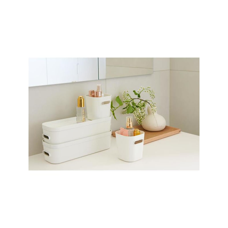 Casa si Gradina - Mobilier - Organizare si depozitare - Cutii depozitare - Cutie depozitare SmartStore Compact Mini, Alb, 9.8x9.4x10.2 cm - Infinity.ro