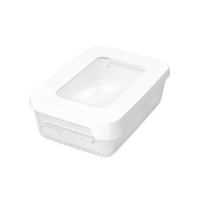 Cutie depozitare alimente, capac etans, SmartStore LunchBox, caserola pranz, fara BPA, transparenta, 0.3L