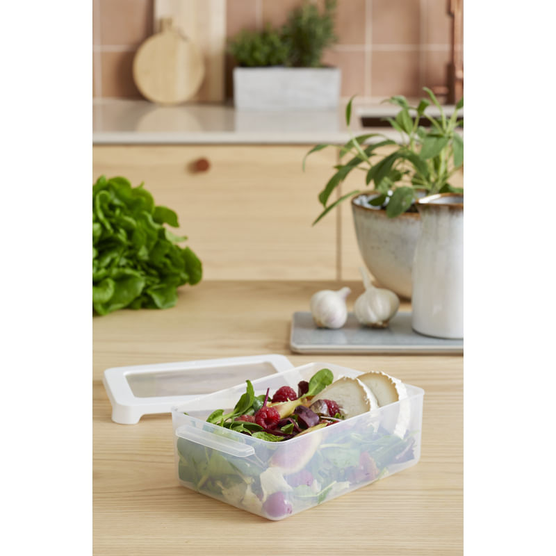 Casa si Gradina - Bucatarie si vesela - Organizare si depozitare bucatarie - Cutii alimentare - Cutie depozitare alimente, capac etans, SmartStore LunchBox, caserola pranz, fara BPA, transparenta, 0.3L - Infinity.ro