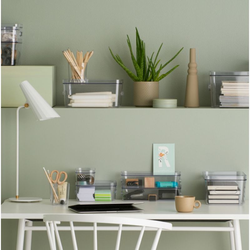 Casa si Gradina - Mobilier - Organizare si depozitare - Cutii depozitare - Cutie organizare si depozitare SmartStore Compact Clear XS, Plastic, Transparent, 0.6 L, 14.5x9x6 cm - Infinity.ro