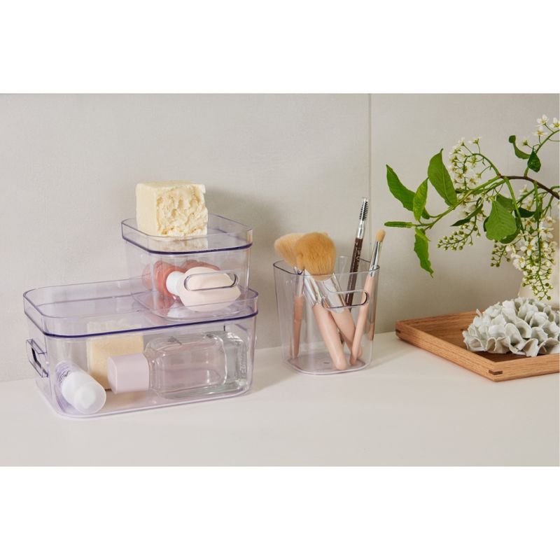 Casa si Gradina - Mobilier - Organizare si depozitare - Cutii depozitare - Cutie organizare si depozitare SmartStore Compact Clear XS, Plastic, Transparent, 0.6 L, 14.5x9x6 cm - Infinity.ro