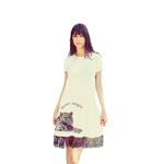 Fashion, accesorii si bijuterii - Femei - Lenjerie si pijamale femei - Pijamale femei - Camasa de noapte dama,Dolci Chicche, alb crem, marime XL - Infinity.ro