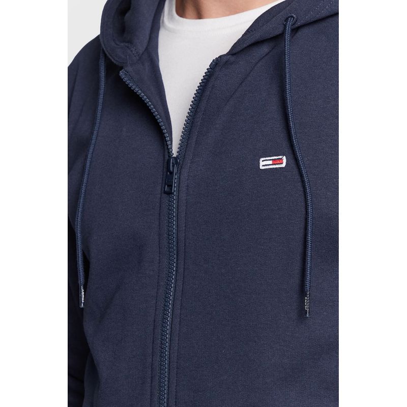 Fashion, accesorii si bijuterii - Barbati - Imbracaminte - Tricouri si bluze barbati - Bluza Tommy Jeans Back Linear Regular Fit, M INTL, Bleumarin - Infinity.ro