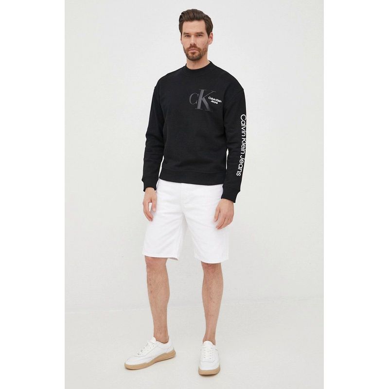 Fashion, accesorii si bijuterii - Barbati - Imbracaminte - Hanorace barbati - Hanorac barbati Calvin Klein J30J320040, L INTL, Negru - Infinity.ro