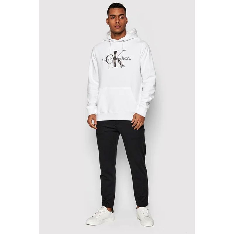 Fashion, accesorii si bijuterii - Barbati - Imbracaminte - Hanorace barbati - Hanorac barbati Calvin Klein J30J320805, Alb,  L INTL - Infinity.ro