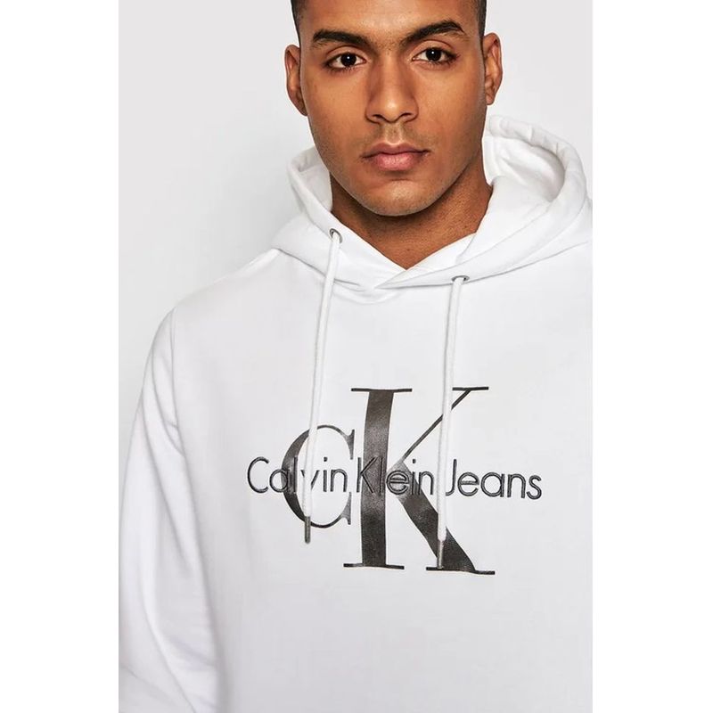 Fashion, accesorii si bijuterii - Barbati - Imbracaminte - Hanorace barbati - Hanorac barbati Calvin Klein J30J320805, Alb,  L INTL - Infinity.ro