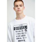 Fashion, accesorii si bijuterii - Barbati - Imbracaminte - Hanorace barbati - Hanorac barbati Diesel SEGR-S-GIRK, 2XL INTL, Alb - Infinity.ro