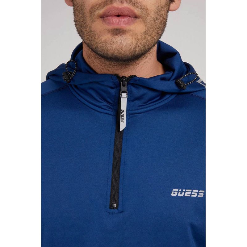 Fashion, accesorii si bijuterii - Barbati - Imbracaminte - Hanorace barbati - Hanorac barbati Guess U1BA43 Albastru  L INTL - Infinity.ro