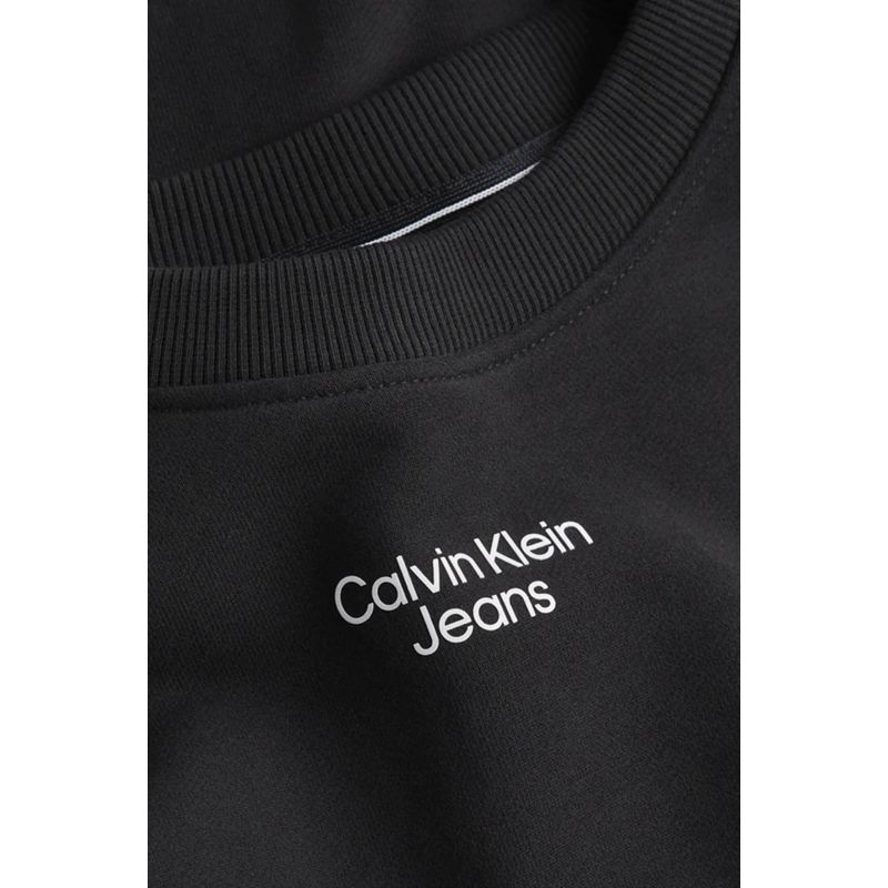 Fashion, accesorii si bijuterii - Barbati - Imbracaminte - Tricouri si bluze barbati - Bluza Calvin Klein Jeans J30J3020044 XL INTL Negru - Infinity.ro