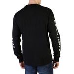 Fashion, accesorii si bijuterii - Barbati - Imbracaminte - Tricouri si bluze barbati - Bluza sport Diesel cu imprimeu grafic 2XL INTL Negru/Alb - Infinity.ro