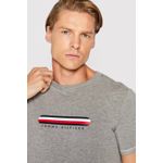 Fashion, accesorii si bijuterii - Barbati - Imbracaminte - Tricouri si bluze barbati - Tricou barbati Tommy Hilfiger UM0UM02348 S INTL Gri - Infinity.ro