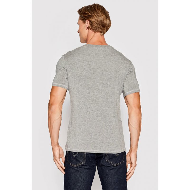 Fashion, accesorii si bijuterii - Barbati - Imbracaminte - Tricouri si bluze barbati - Tricou barbati Tommy Hilfiger UM0UM02348 S INTL Gri - Infinity.ro
