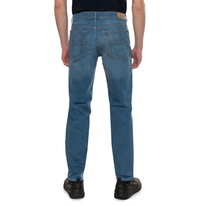 Fashion, accesorii si bijuterii - Barbati - Imbracaminte - Pantaloni barbati - Blugi barbati Regular fit, Harmont & Blaine W01234J79 Albastru XL INTL - Infinity.ro